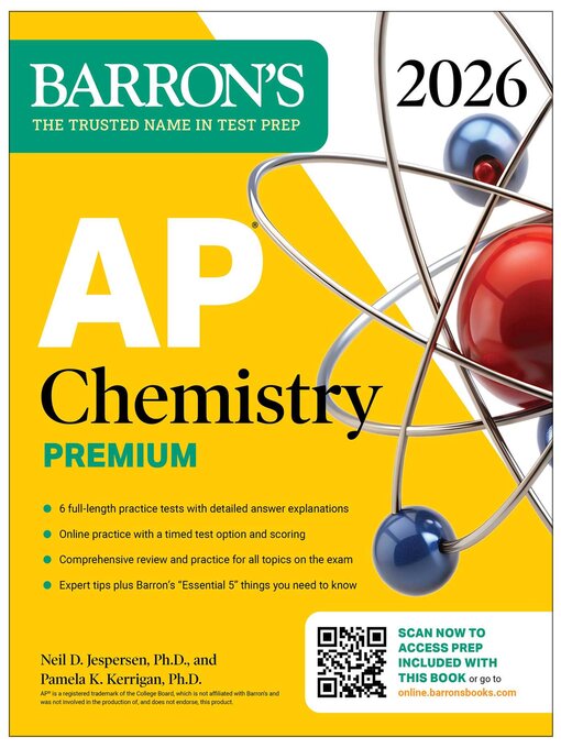 Cover image for AP Chemistry Premium, 2026